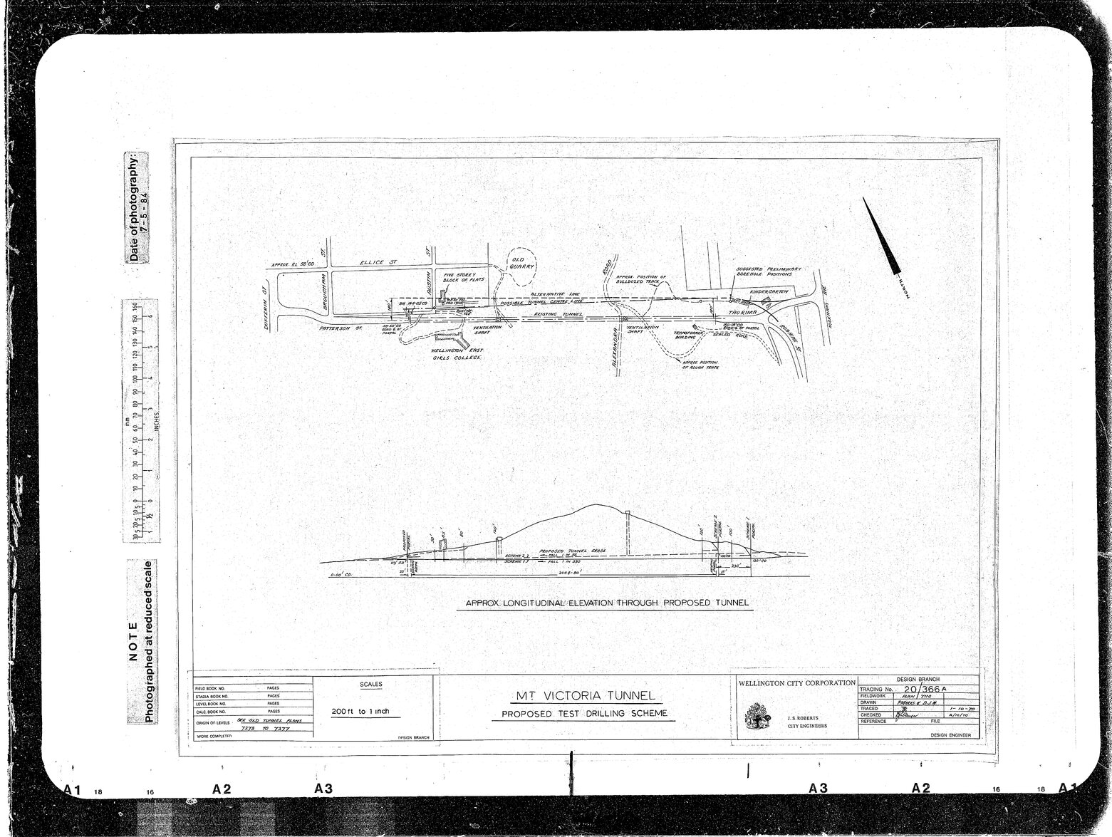 Mount Victoria Tunnel, Proposed Test Drilling Scheme