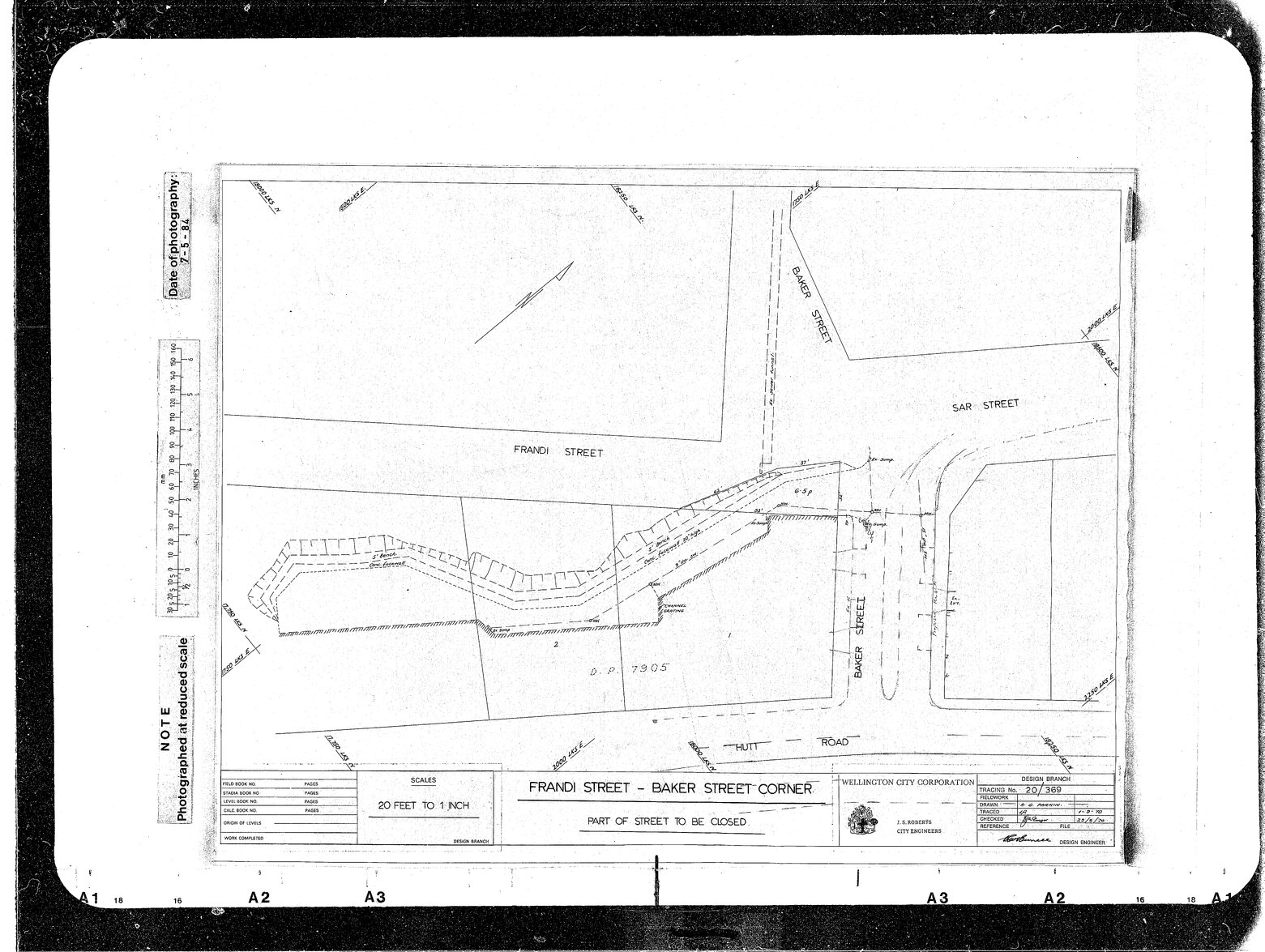 Frandi Street, Barker Street Corner Point Frandi Street to be Closed