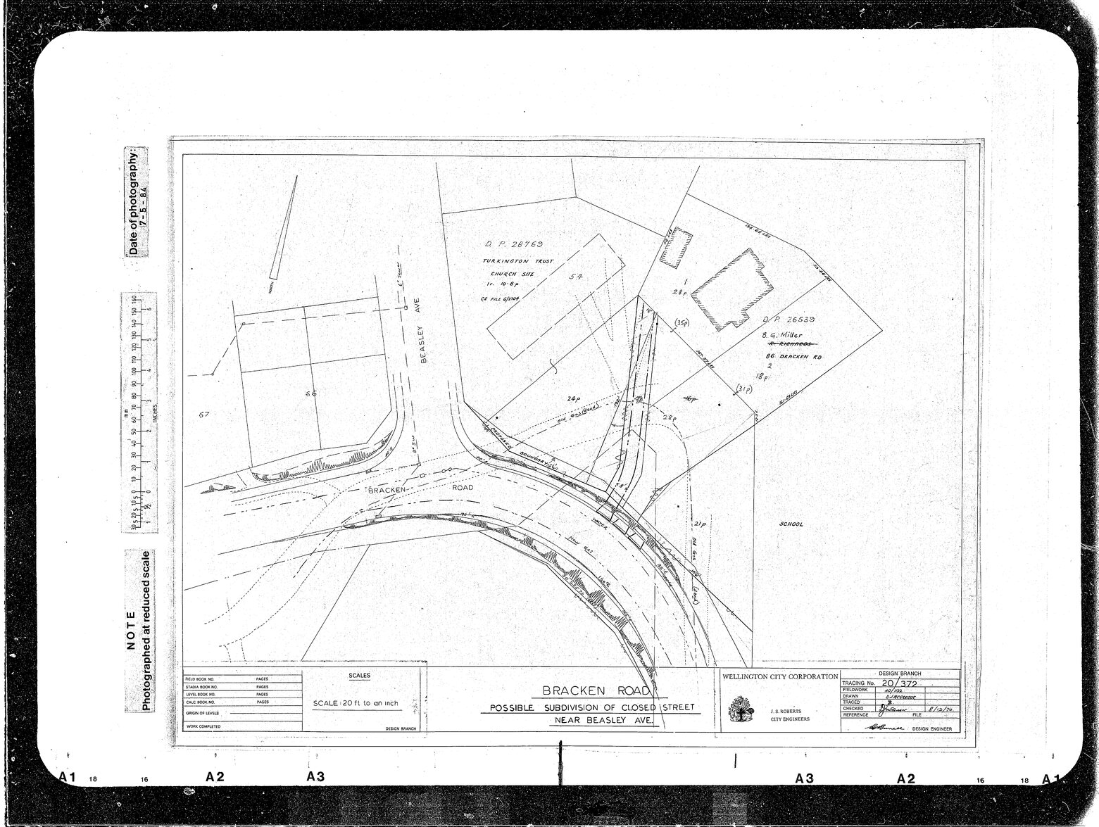 Bracken Road possible Subdivision of Closed Street near Beasley Avenue