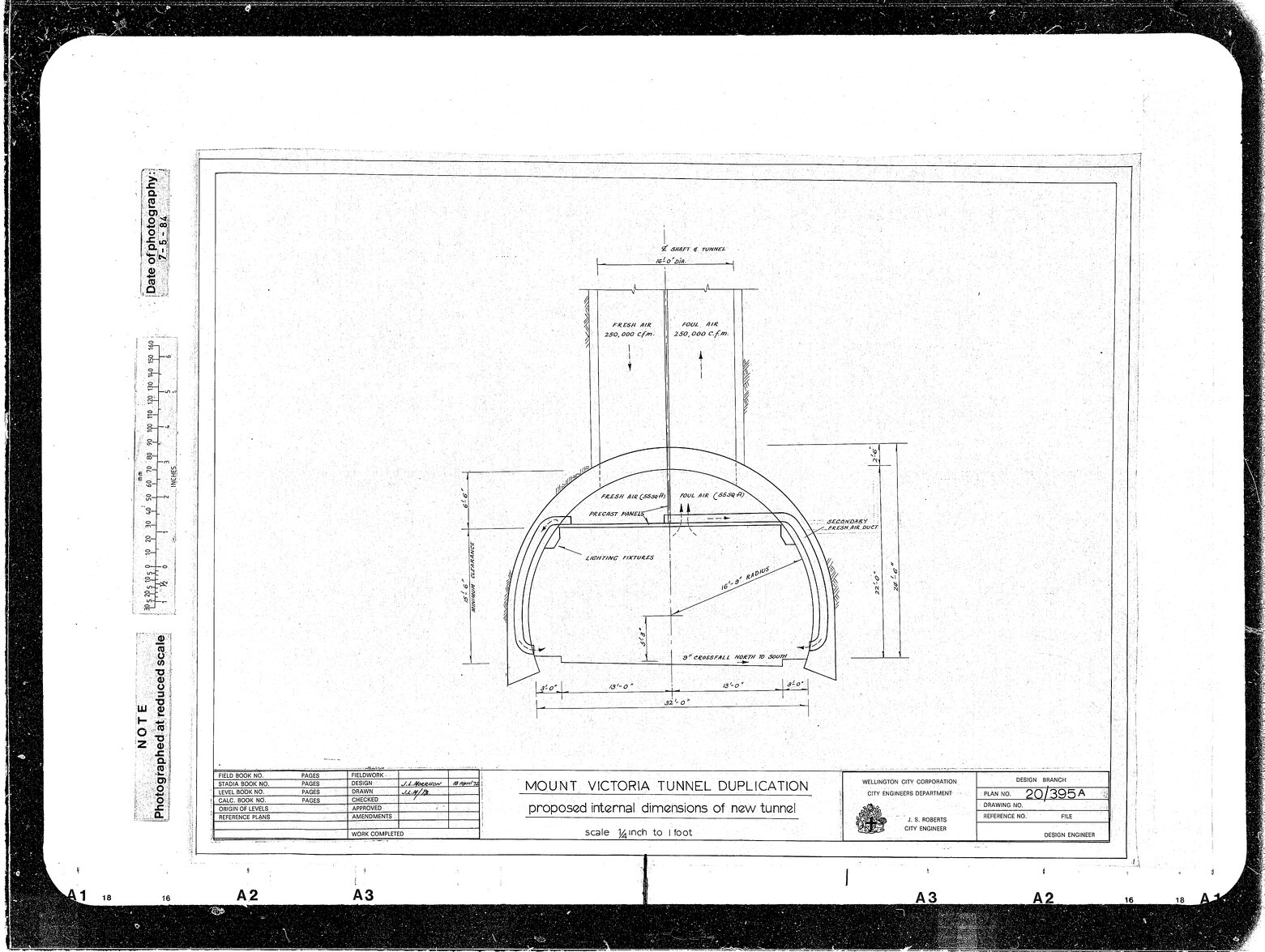 Mount Victoria Tunnel Duplication, Proposed Internal Dimensions of New Tunnel