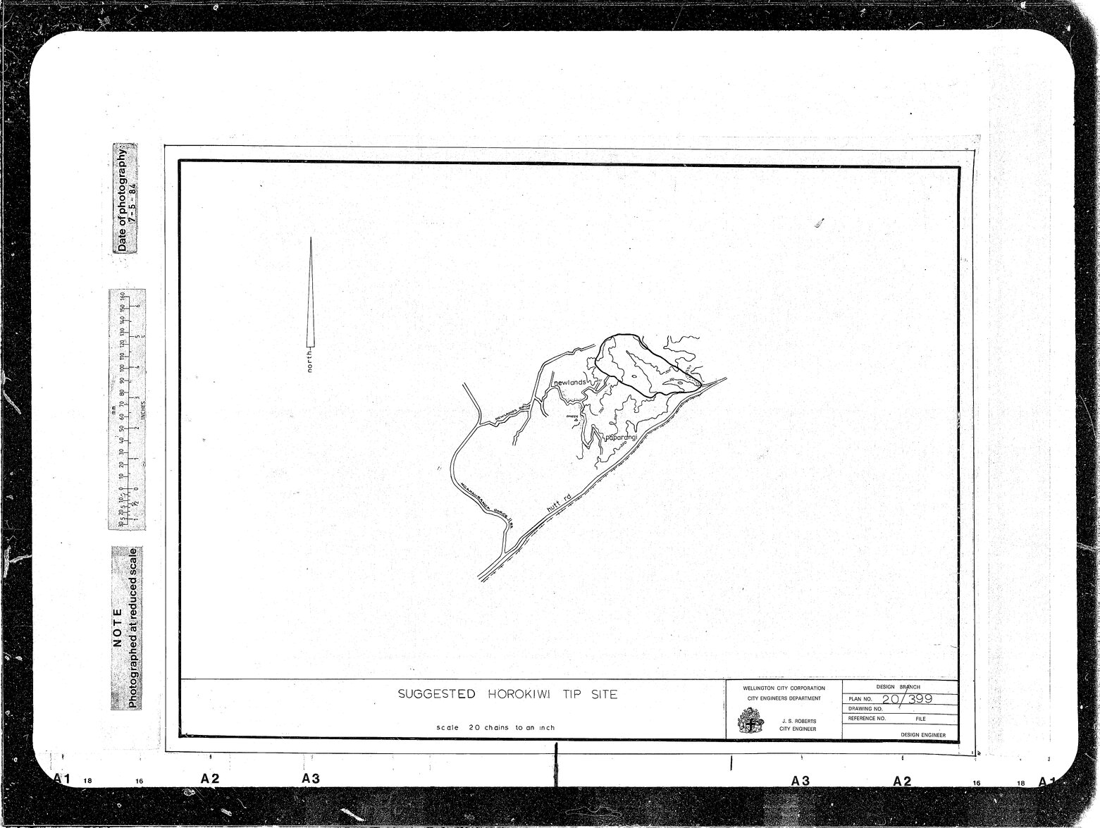 Horokiwi Tip Site, Suggested Area between Hutt Road &amp; Horokiwi Road