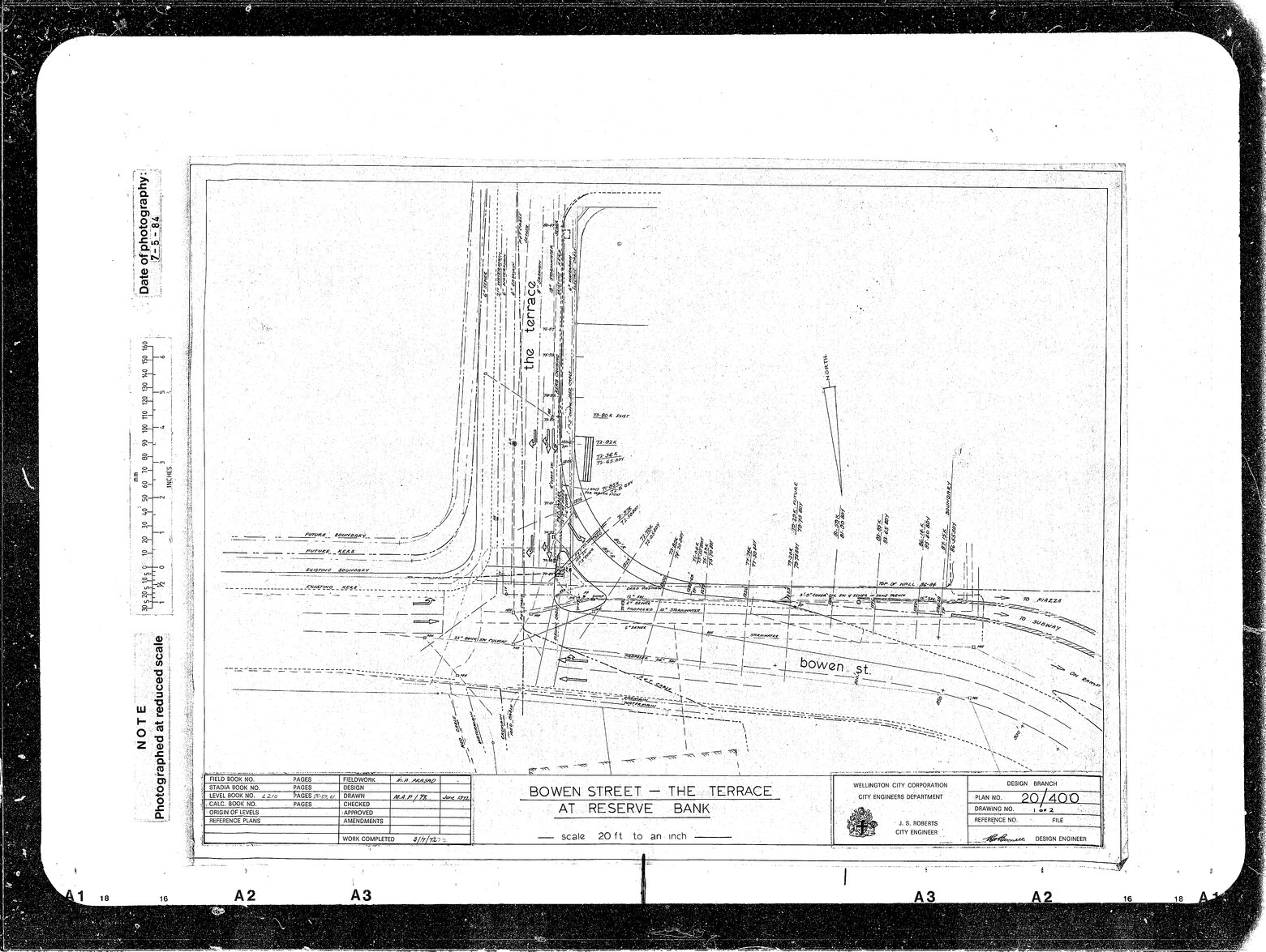 Bowen Street, The Terrace at Reserve Bank, Plan, Drawing 1