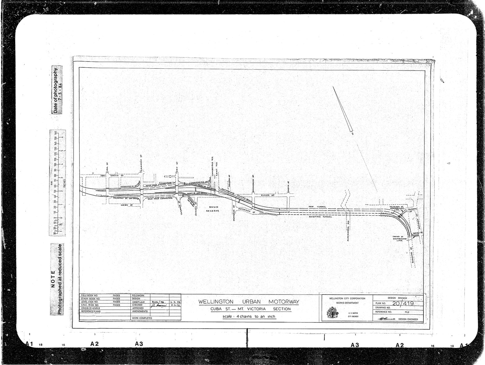 Mount Victoria Tunnel Duplication, Western Urban Motorway Roading Scheme Taranaki to Ruahine