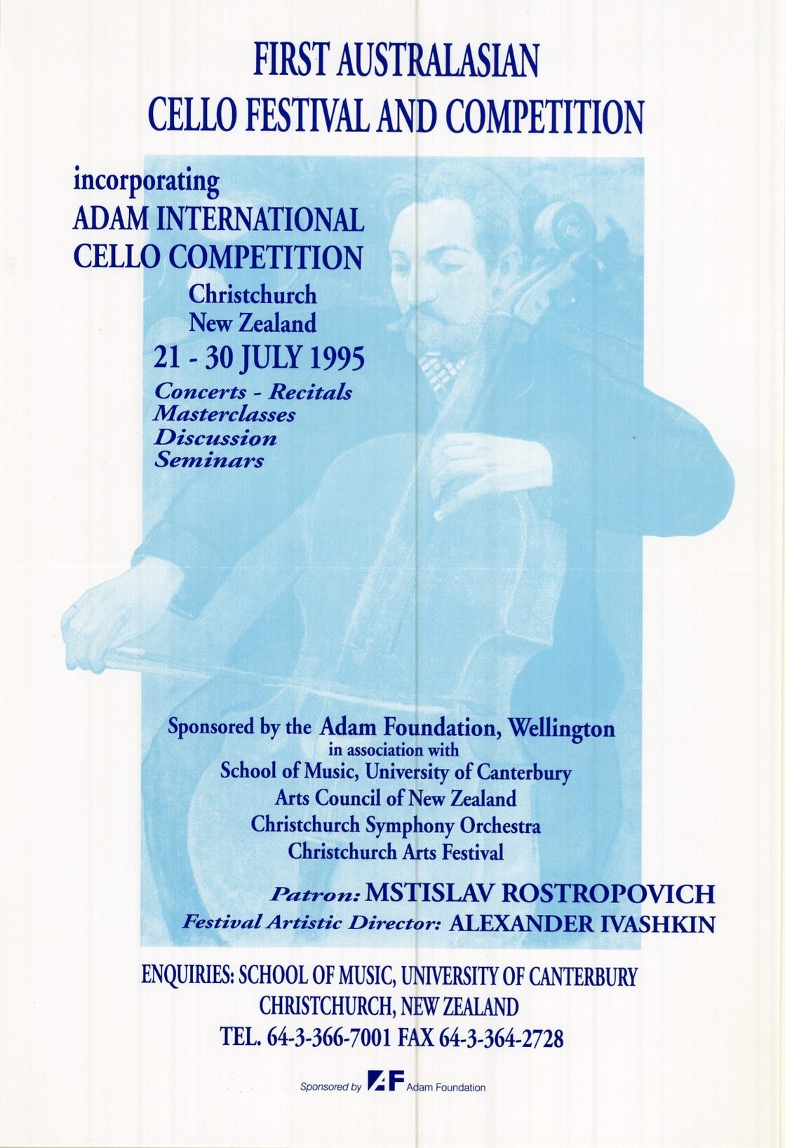 First Australasian Cello Festival and Competition