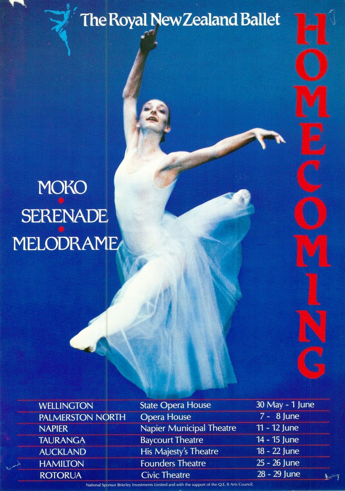 Homecoming, Moko, Serenade, Melodrame