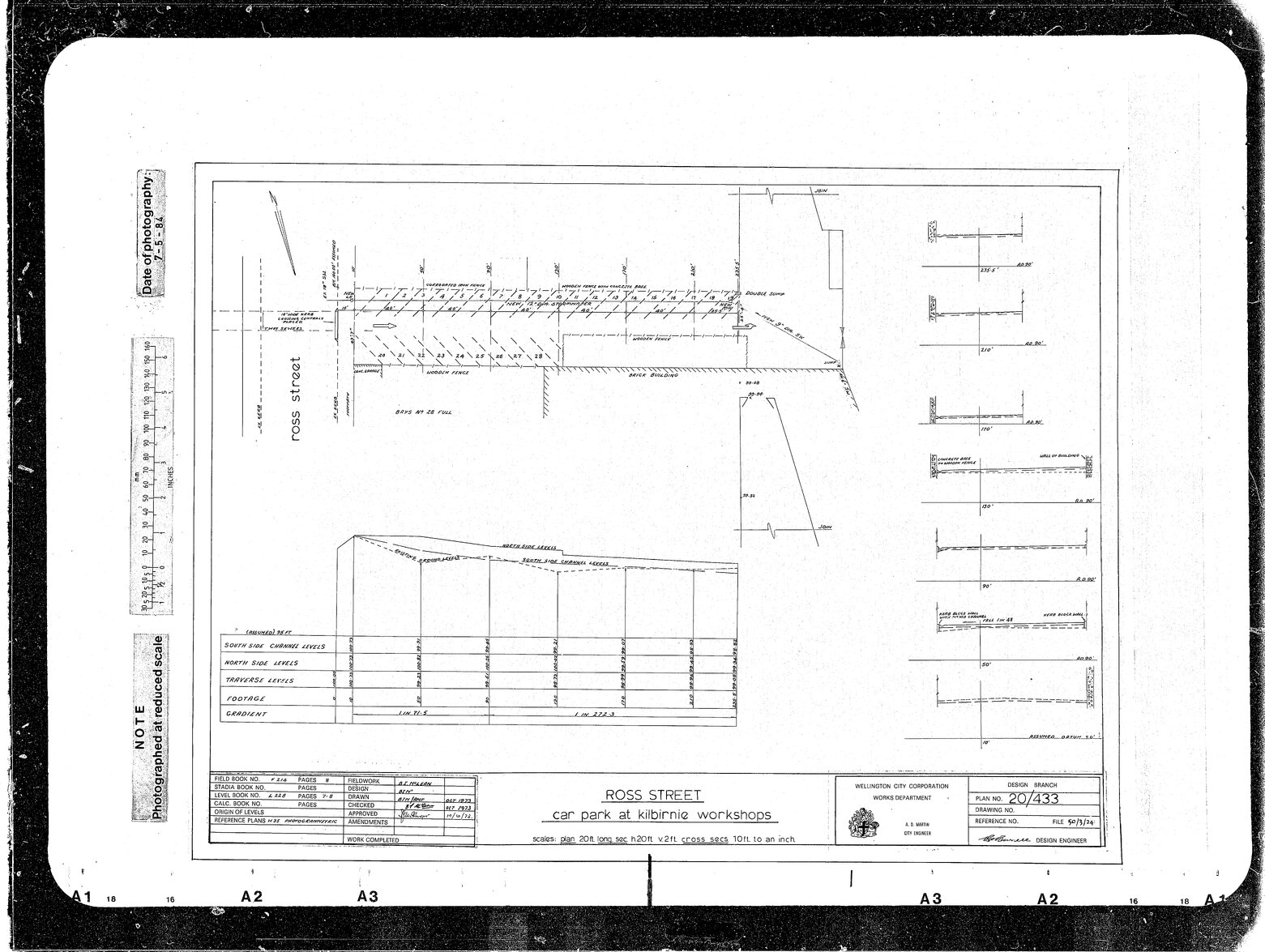 Ross Street, Car Park at Kilbirnie Workshops