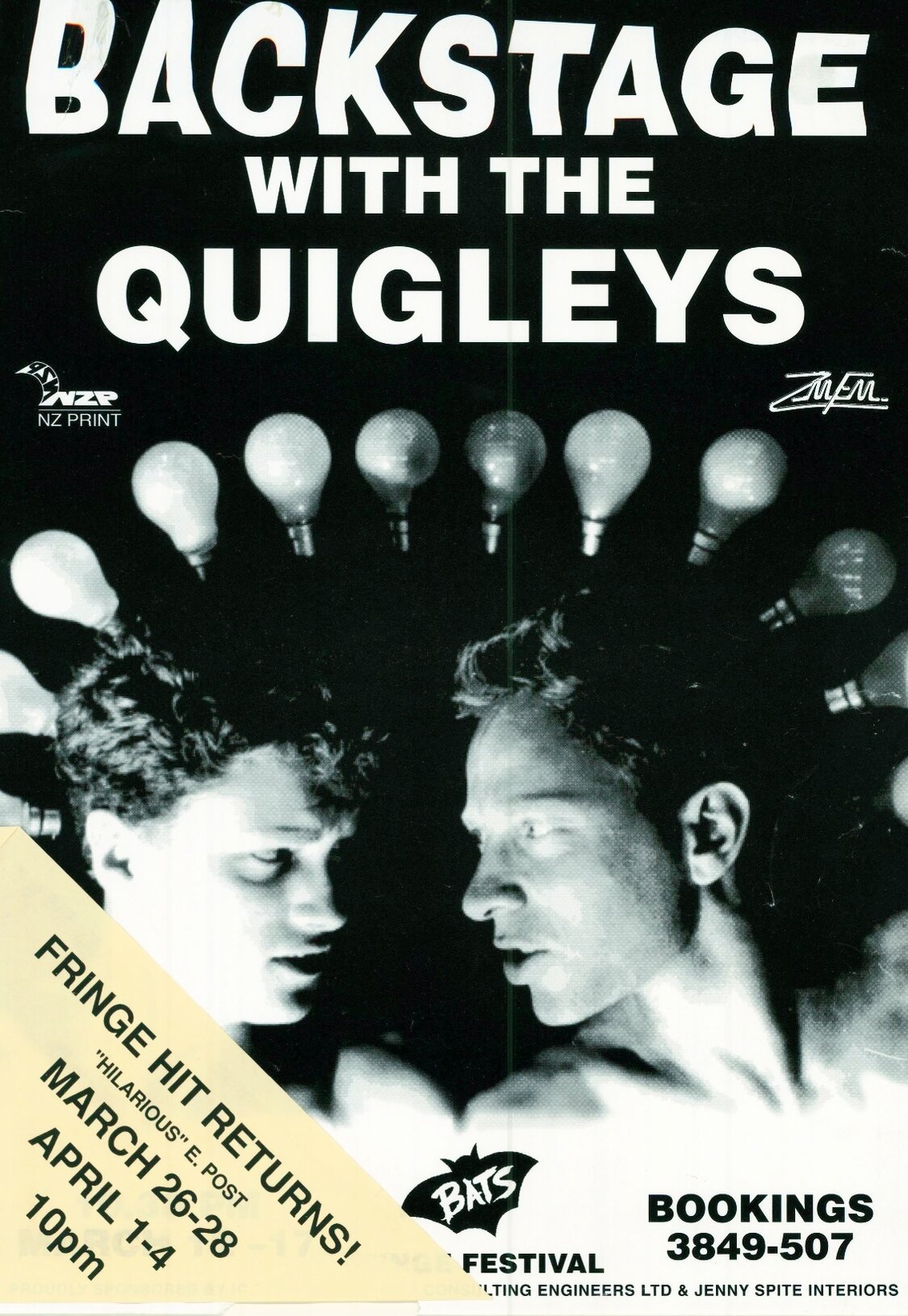 Backstage with the Quigleys