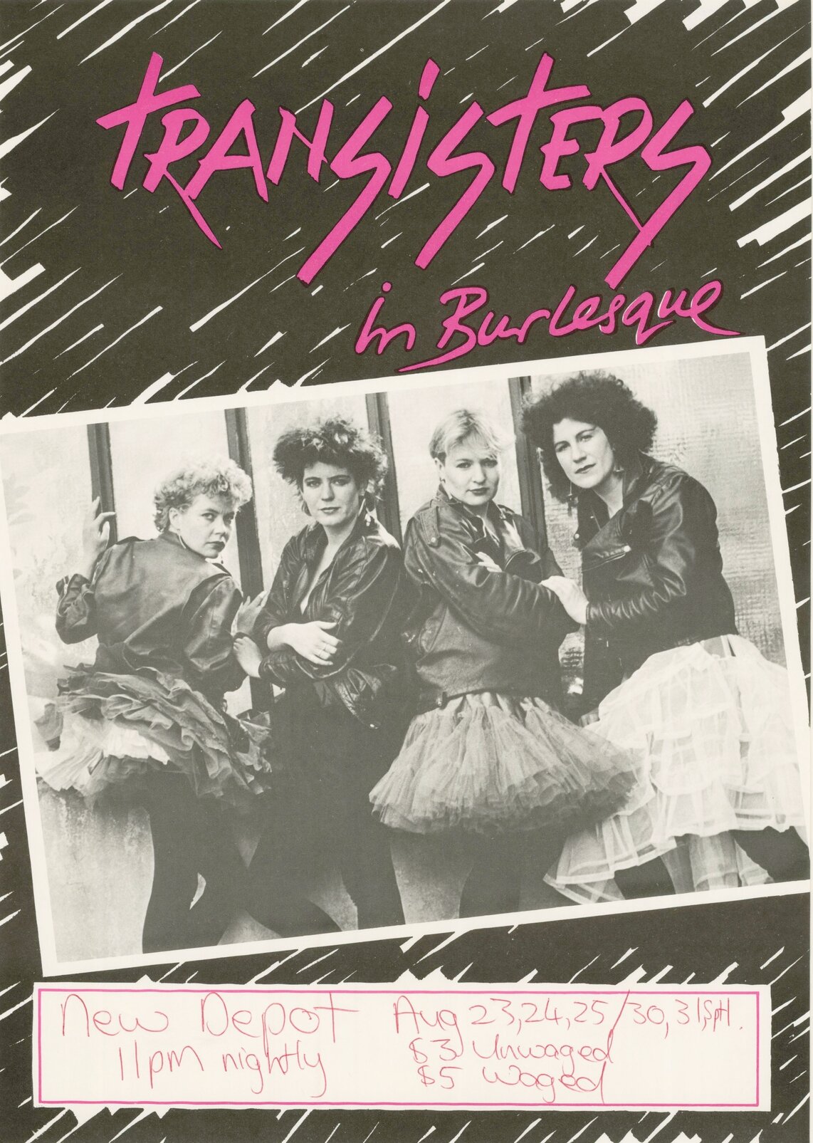 Transisters, in Burlesque