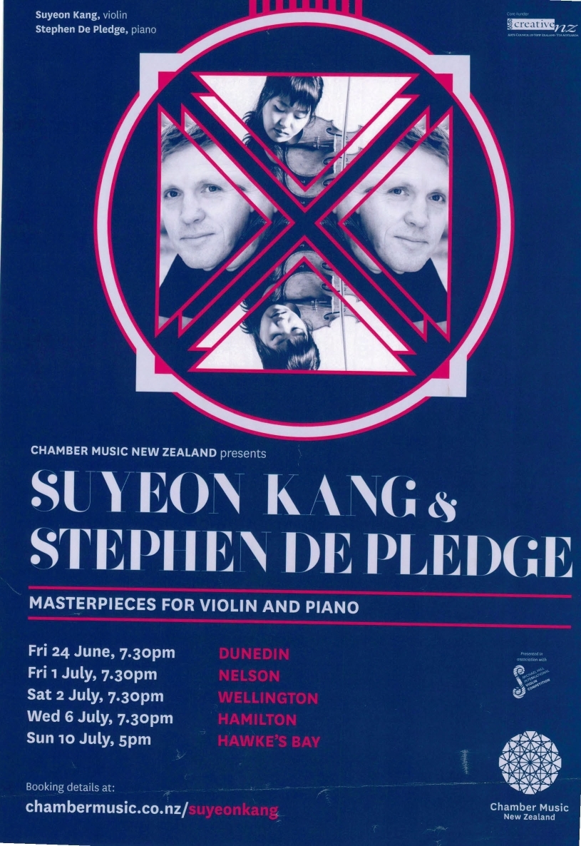 Suyeon Kang and Stephen De Pledge, Masterpieces for Violin and Piano
