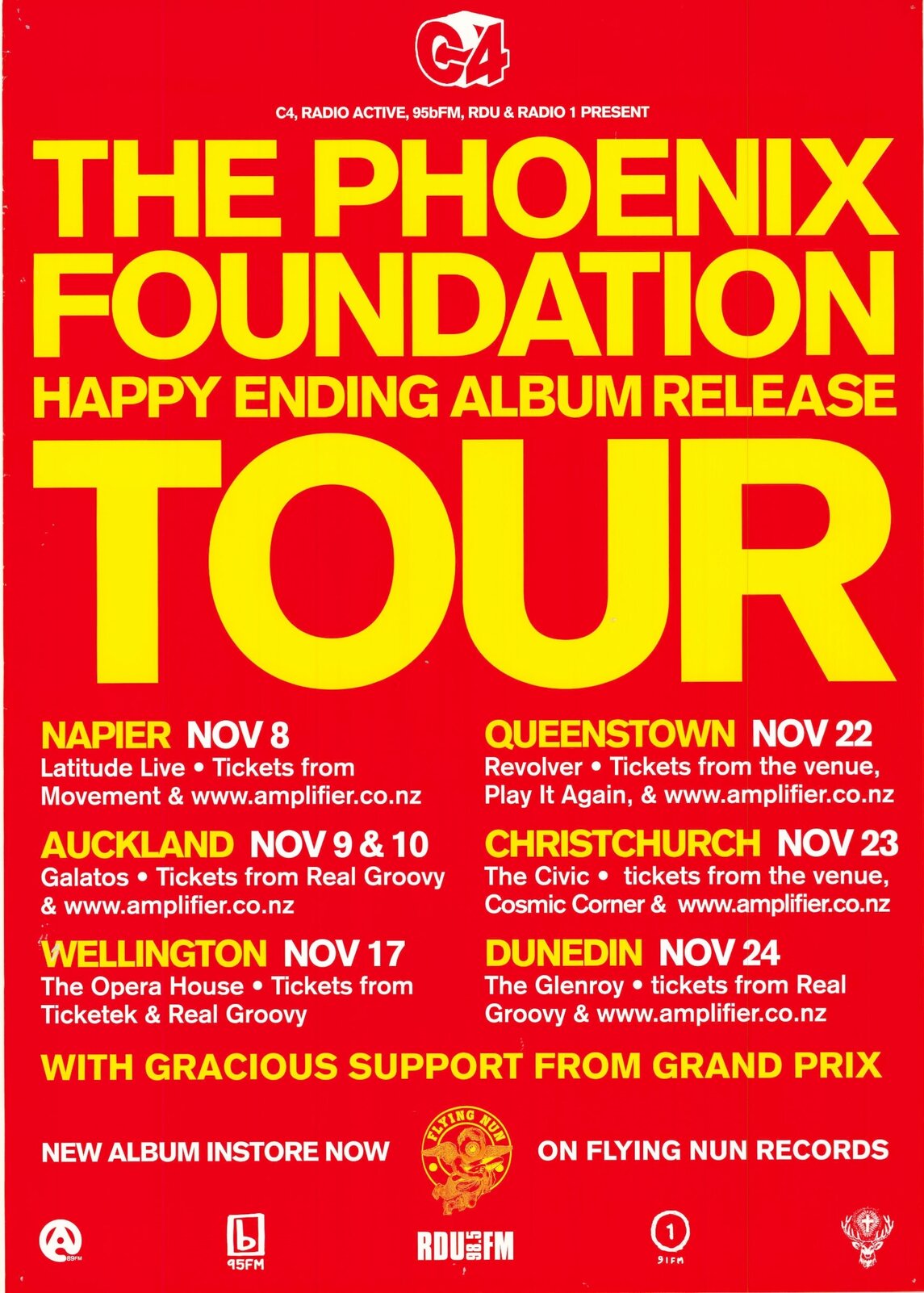 The Phoenix Foundation. Happy ending album release tour