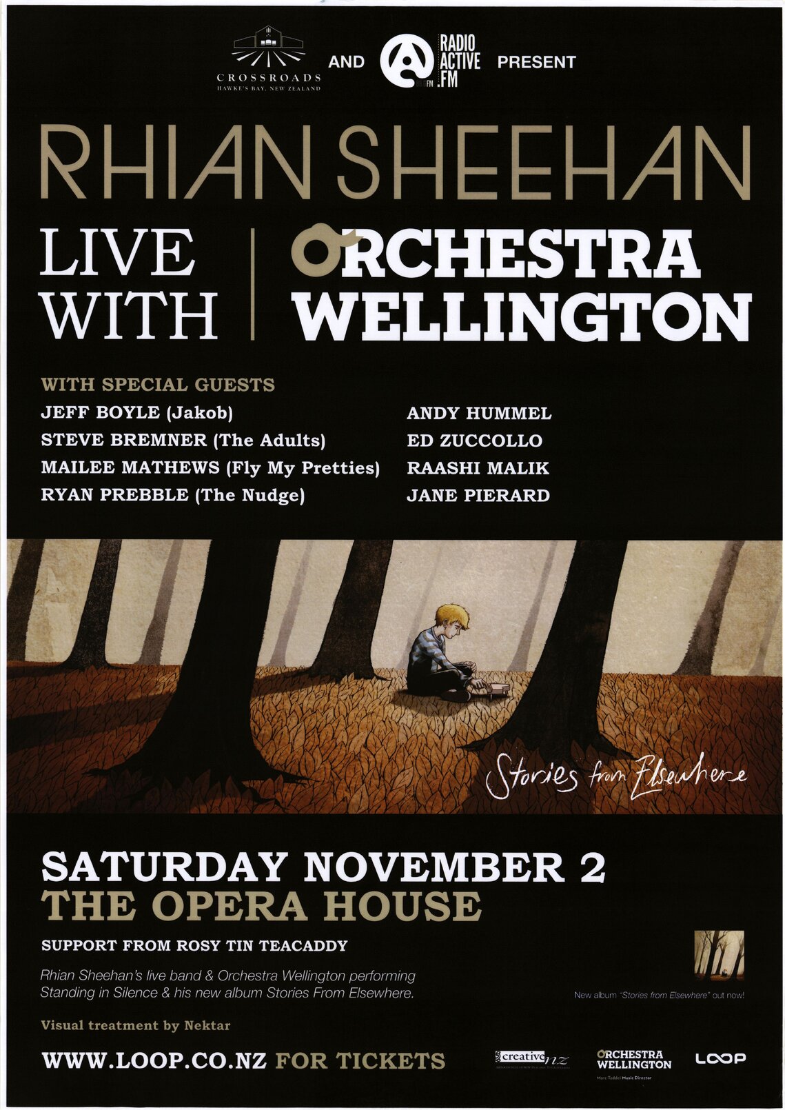 Rhian Sheehan, Live with Orchestra Wellington
