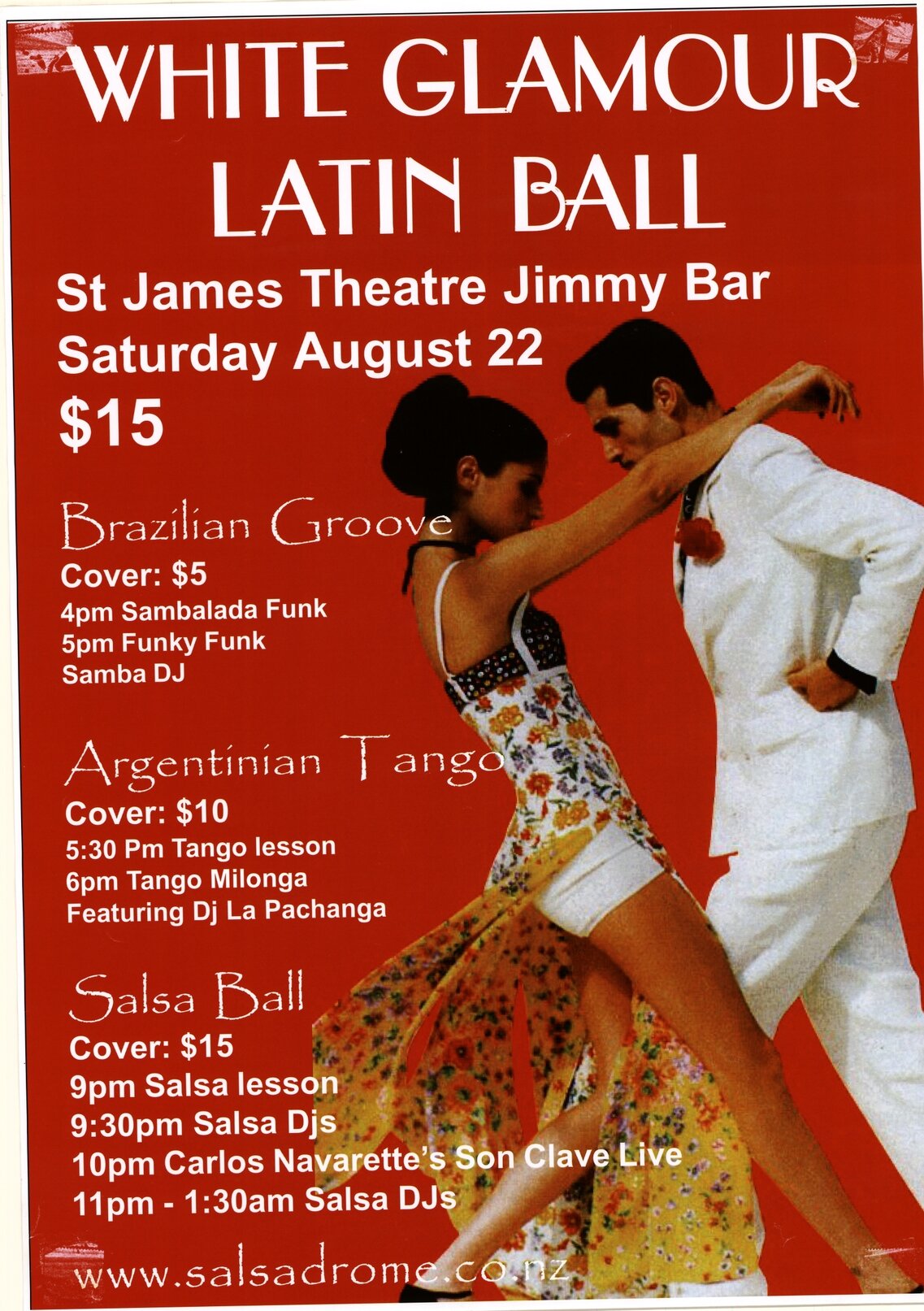 White Glamour Latin Ball