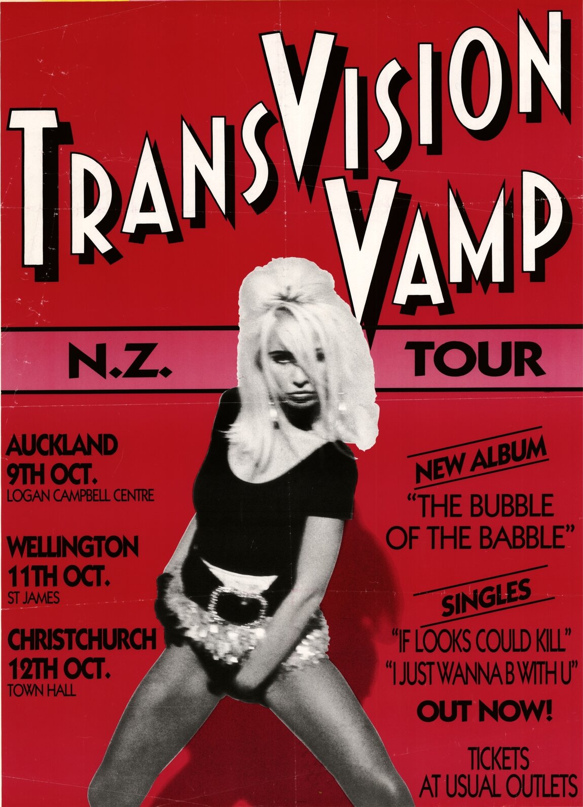 Transvision Vamp, NZ Tour