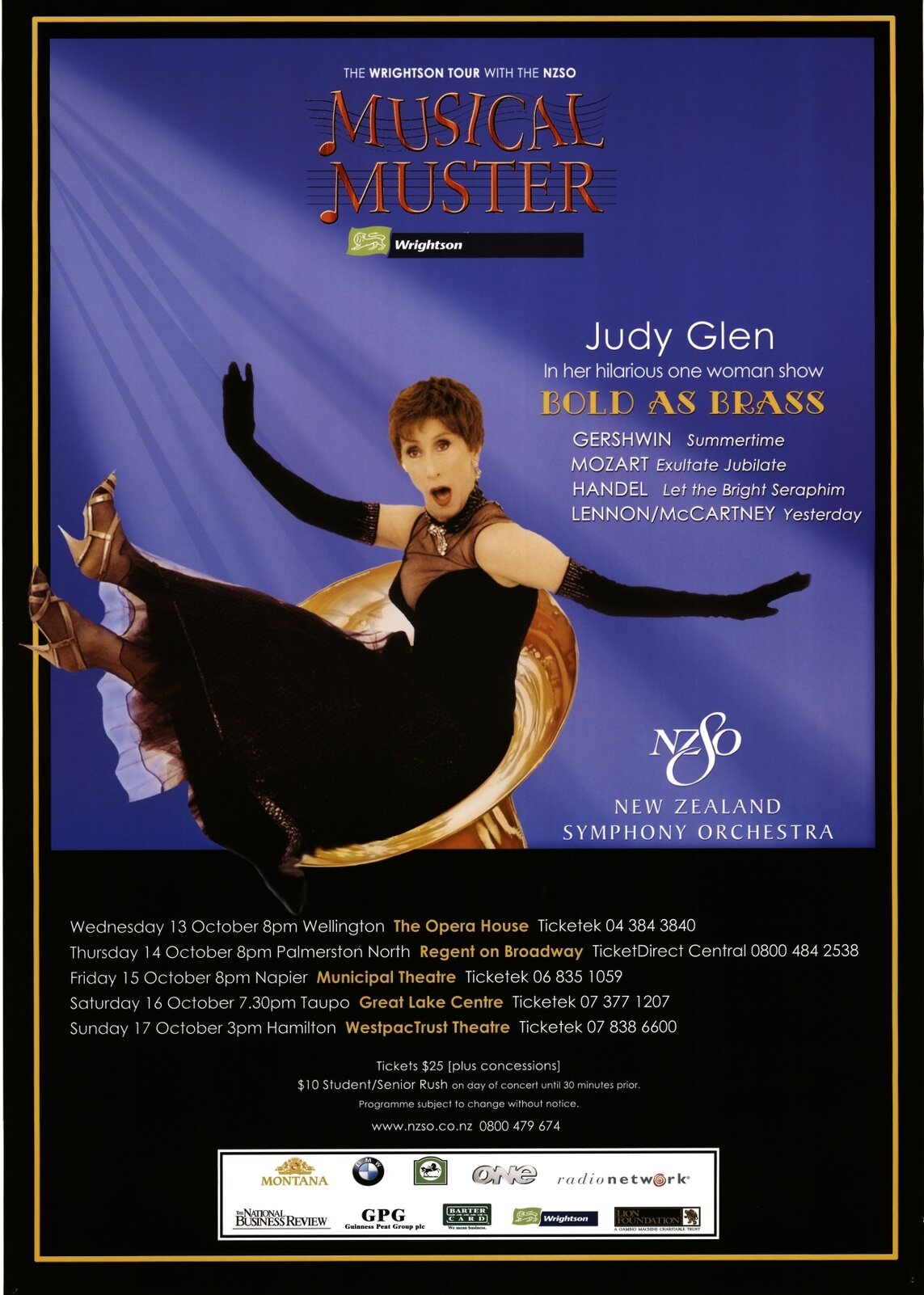 Musical Muster, Judy Glen, Bold as Brass