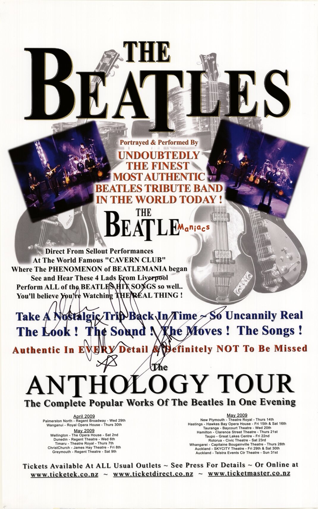 The Beatles, portrayed and performed by the Beatle Maniacs