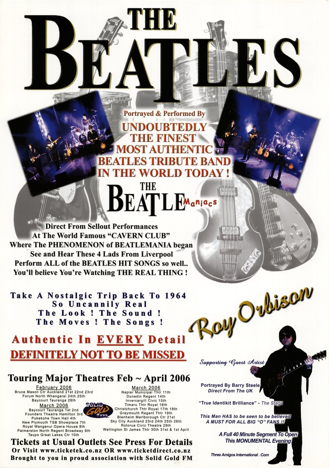 The Beatles, portrayed and performed by the Beatle Maniacs
