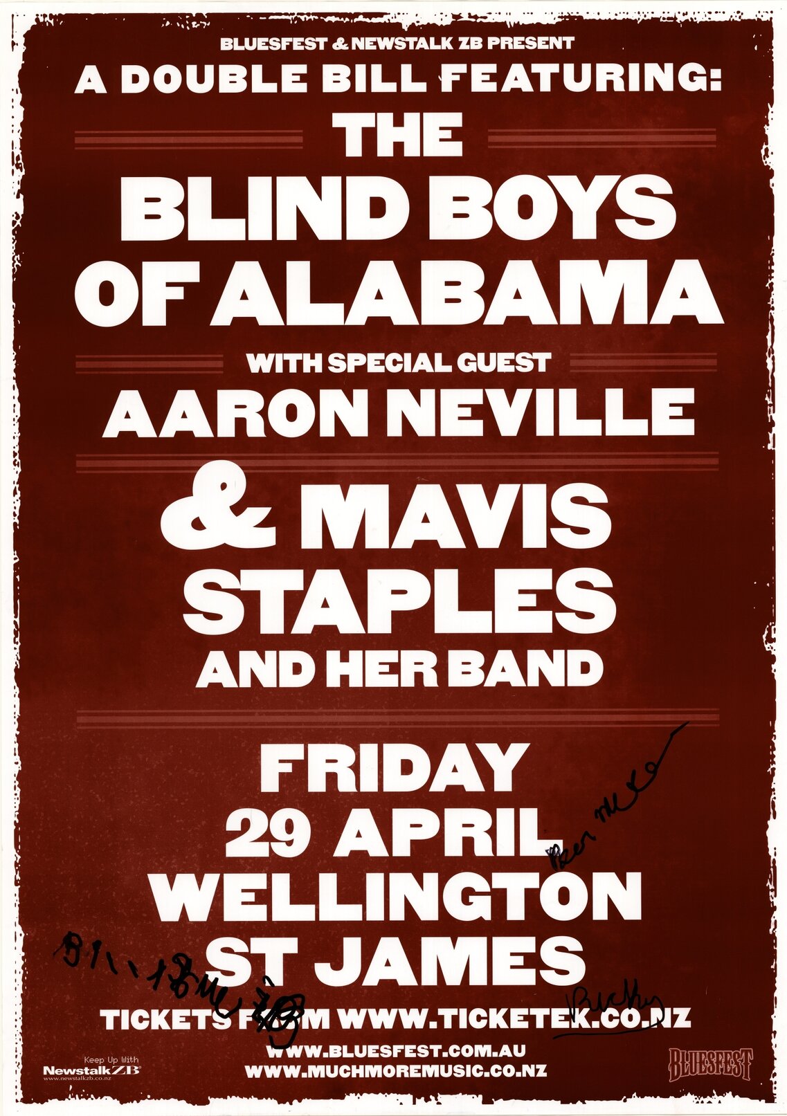 The Blind Boys of Alabamam and Mavis Staples and Her Band