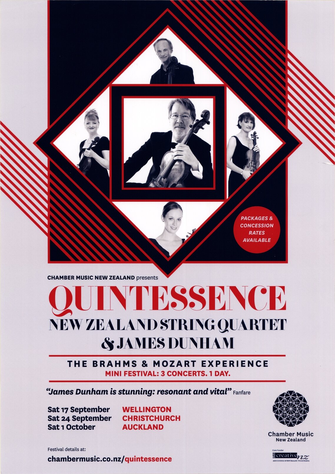 Quintessence, The Brahms and Mozart Experience