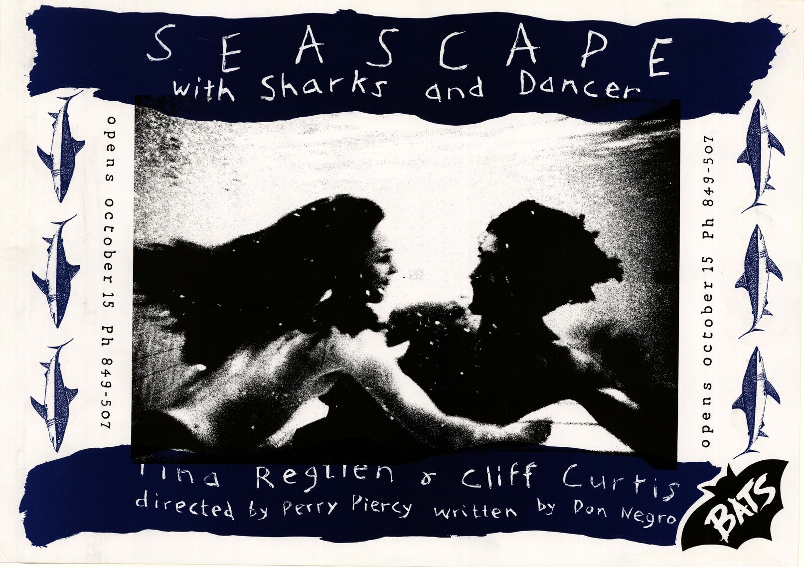 Seascape, with Sharks and Dancer