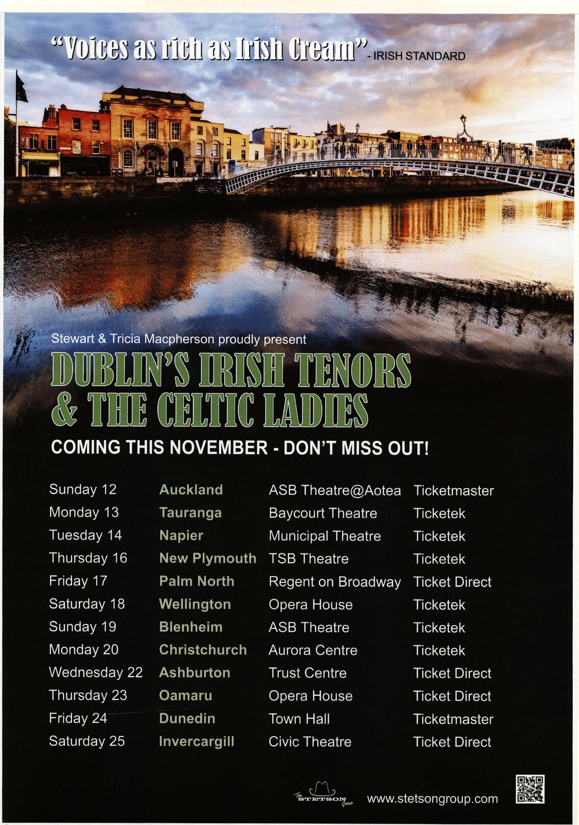 Dublin's Irish Tenors and the Celtic Ladies