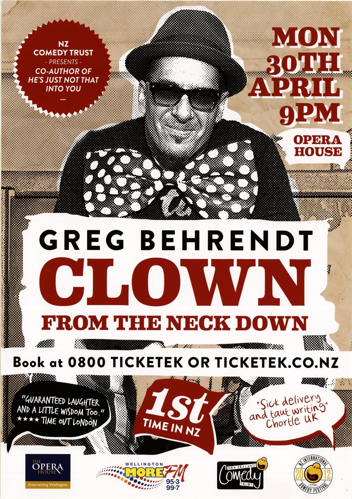 Greg Behrendt, Clown from the Neck Down