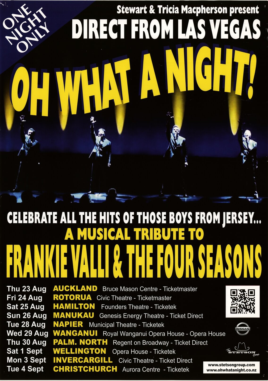 Oh What a Night!, A Musical Tribute to Frankie Valli and the Four Seasons