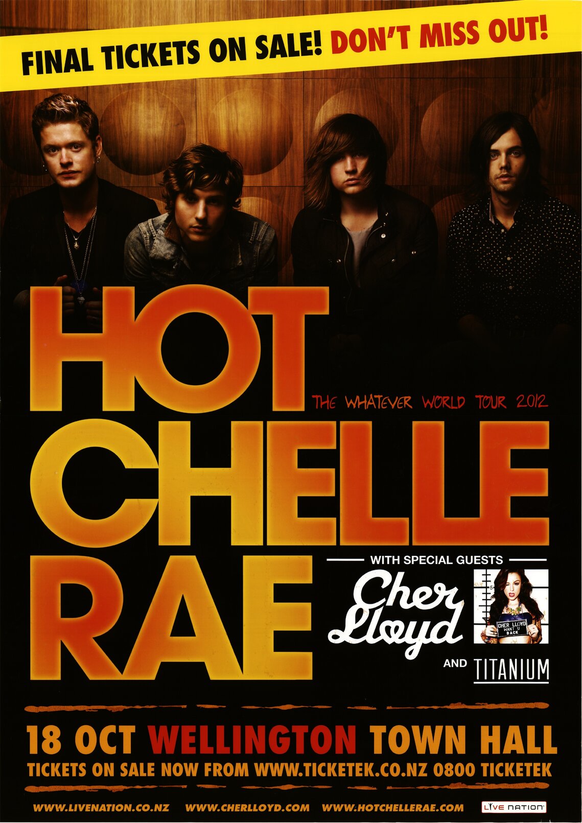 Hot Chelle Rae, The Whatever World Tour