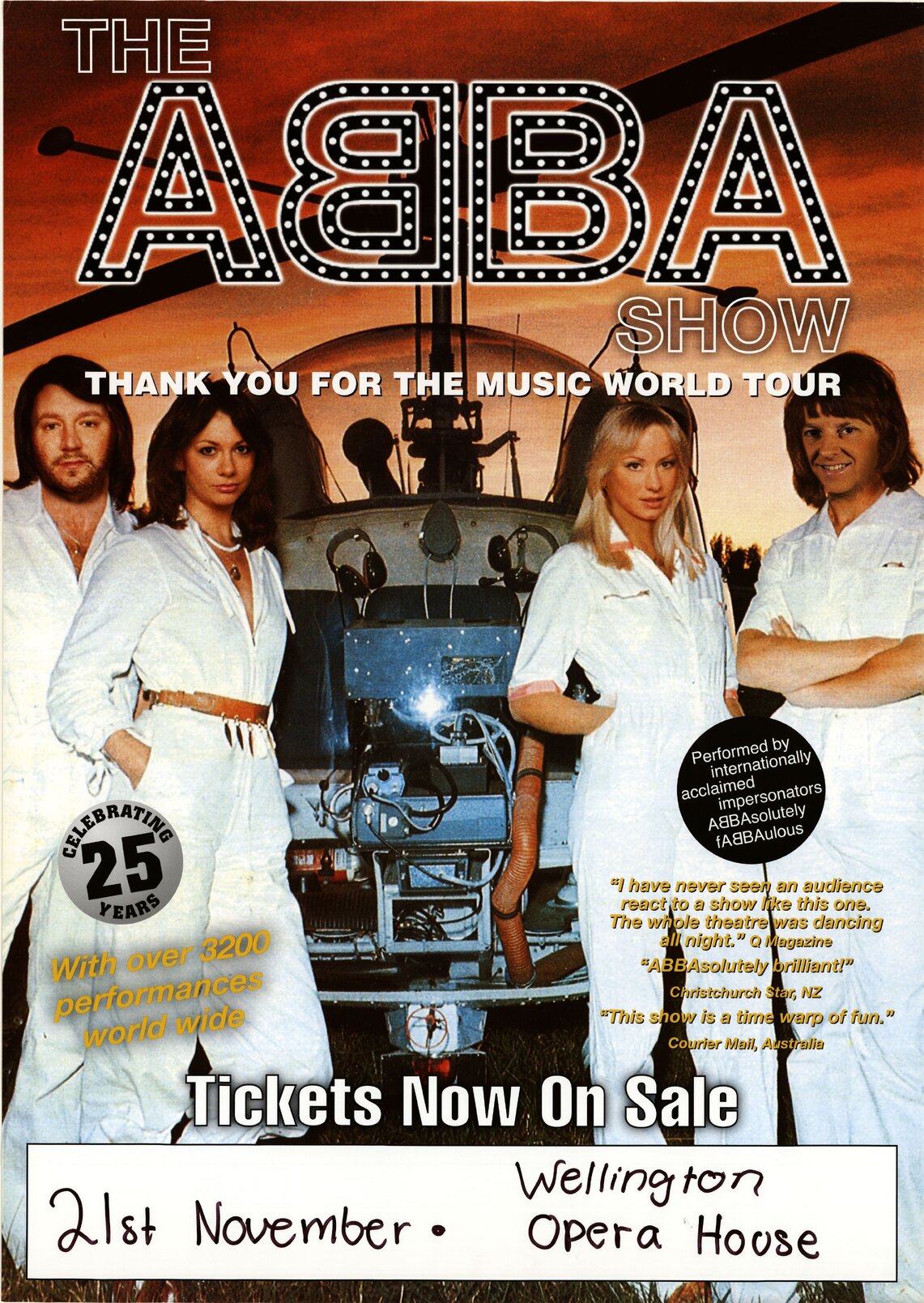 The ABBA Show, Thank You for the Music World Tour