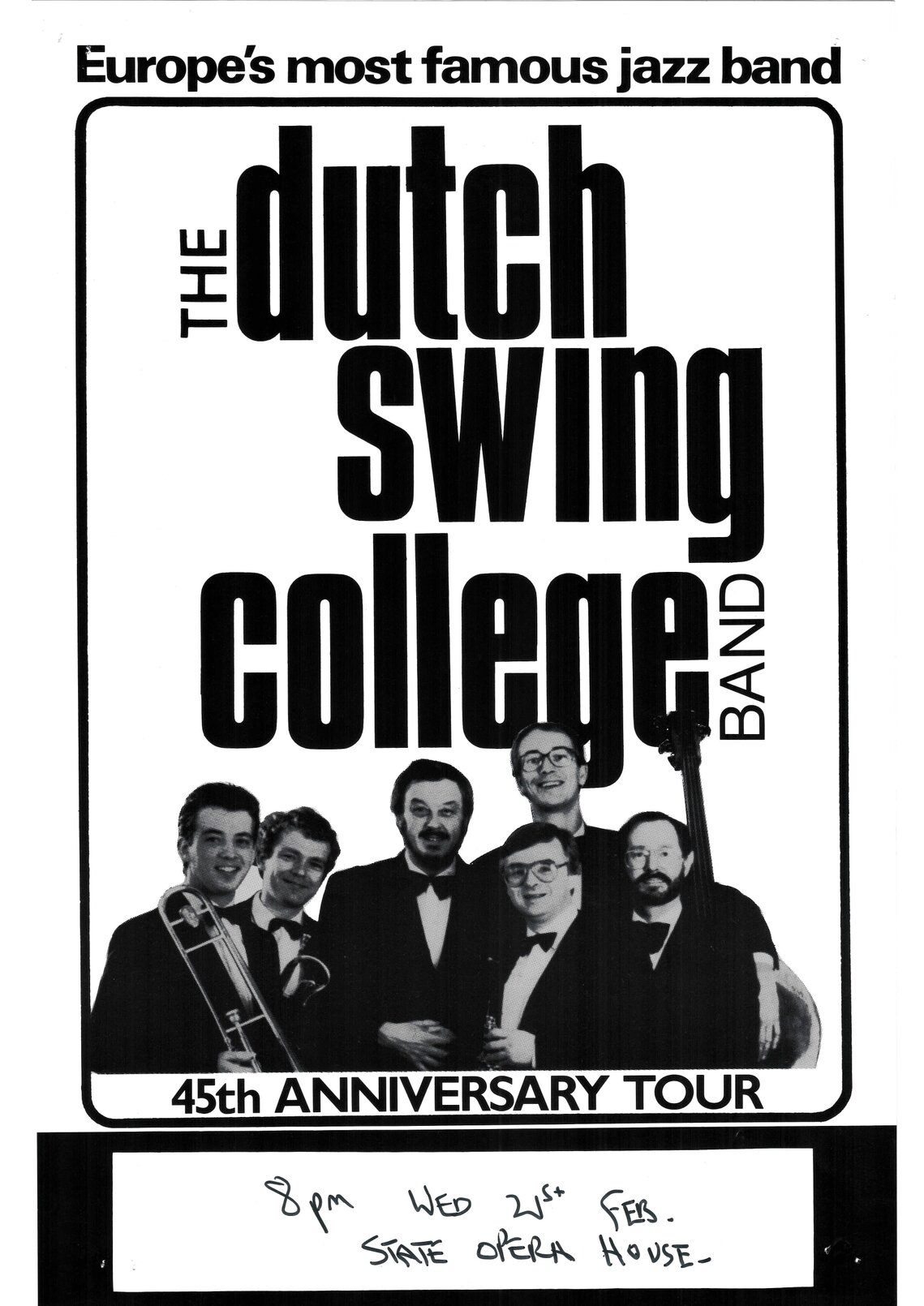 The Dutch Swing College Band, 45th Anniversary Tour