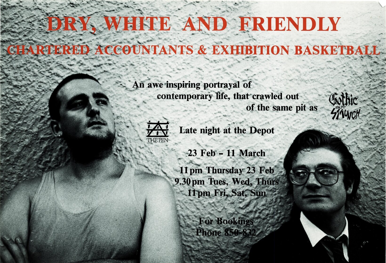 Dry, White and Friendly, Chartered Accountants and Exhibition Basketball