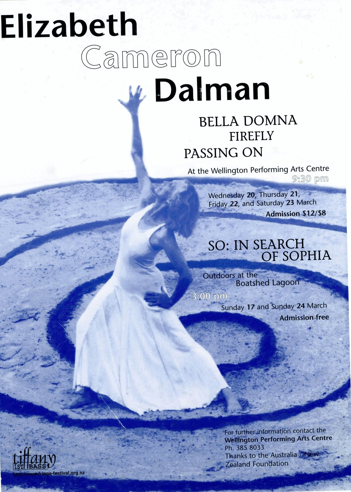 Elizabeth Cameron Dalman, Bella Domna, Firefly, Passing On; So: In Search of Sophia