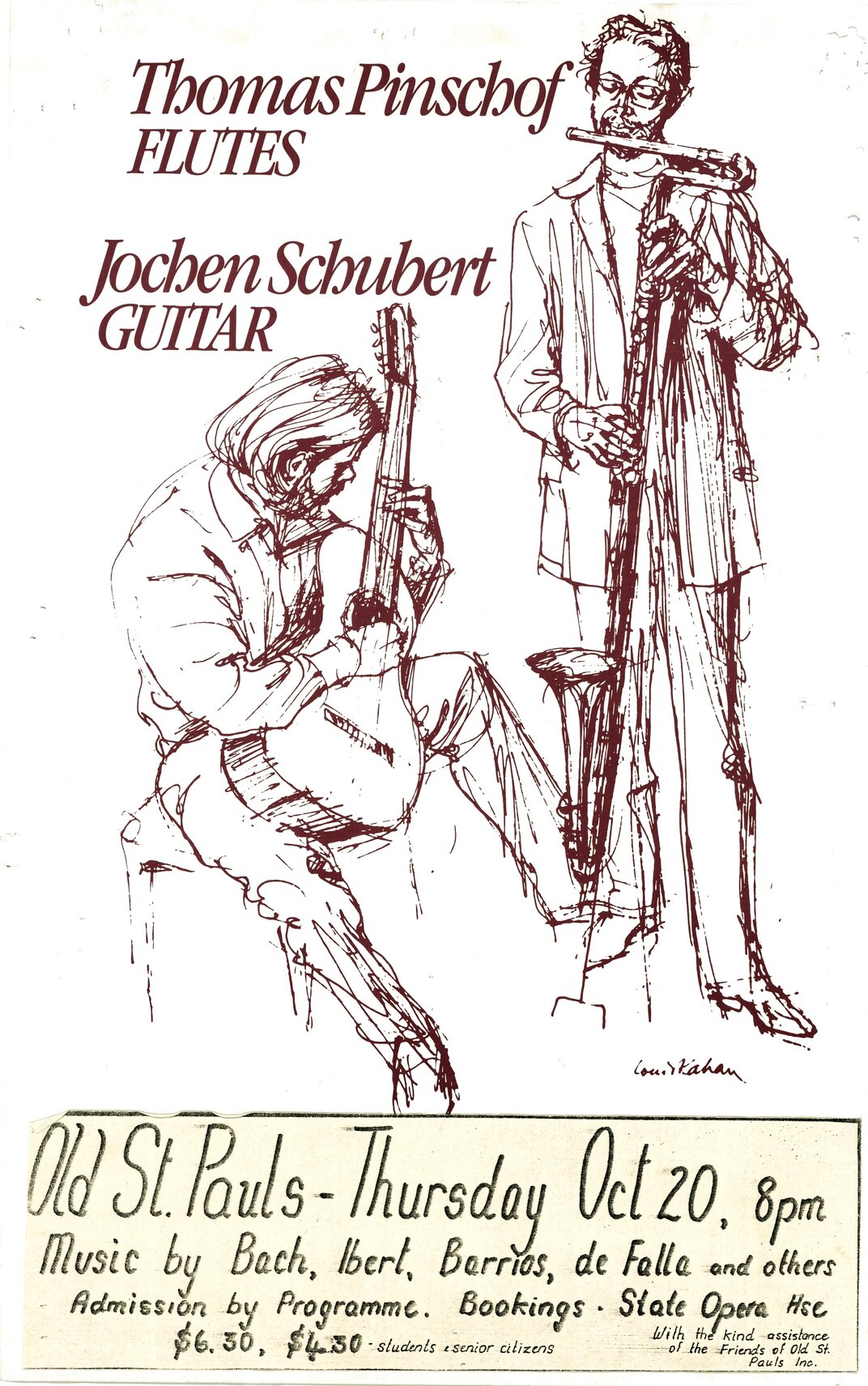 Thomas Pinschof Flutes, Jochen Schubert Guitar