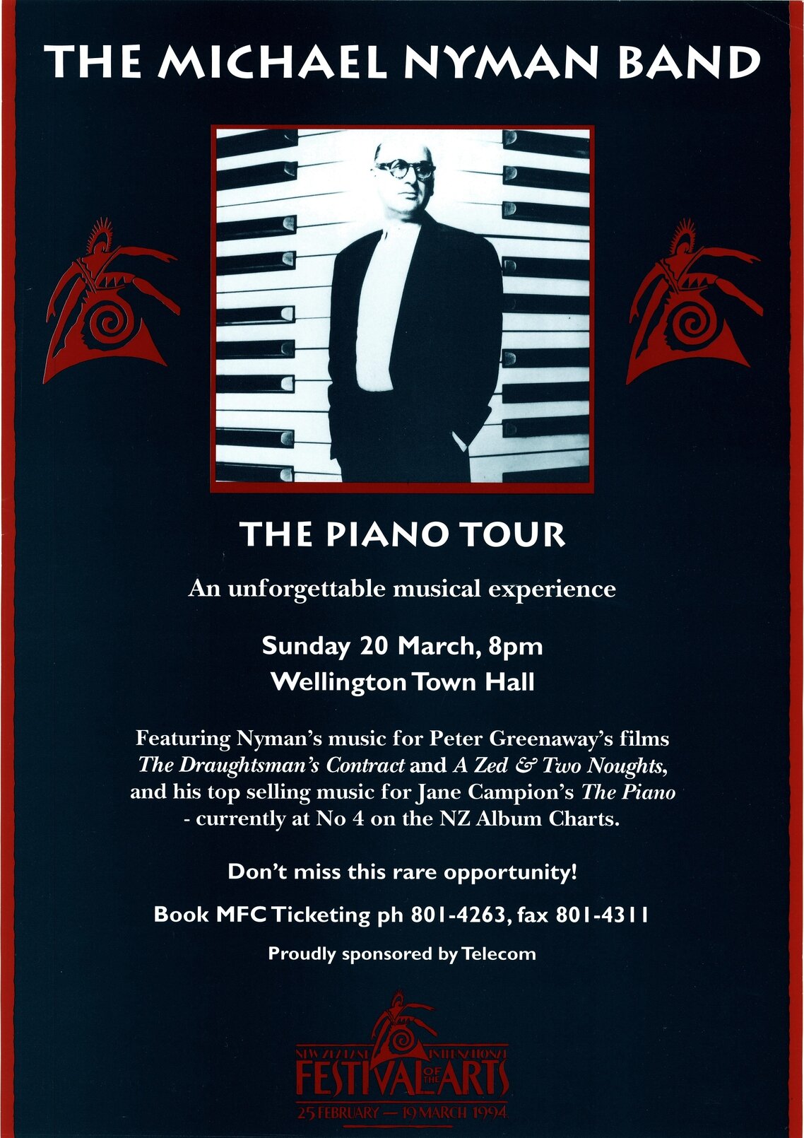 The Michael Nyman Band, The Piano Tour
