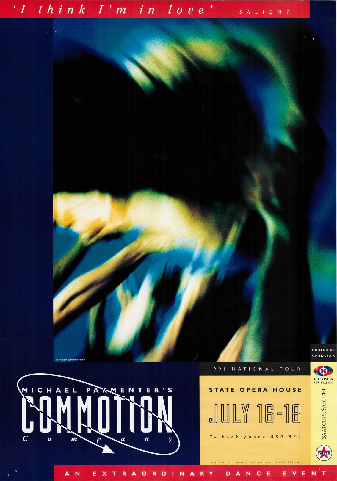 Michael Parmenter's Commotion Company, 1991 National Tour