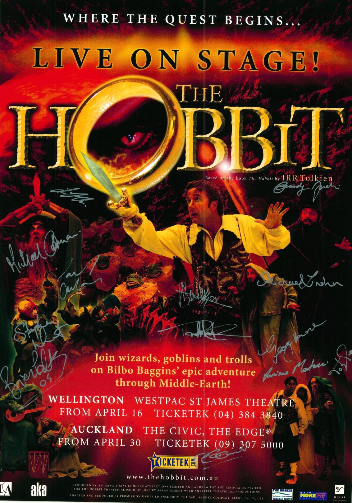 The Hobbit, Live on Stage