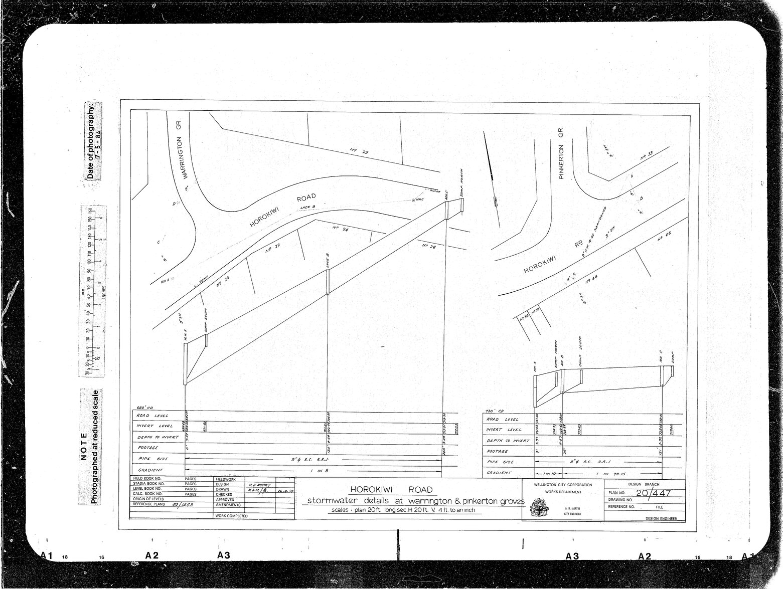 Horokiwi Road, Storm Water Drains at Warrington &amp; Pinkerton Groves