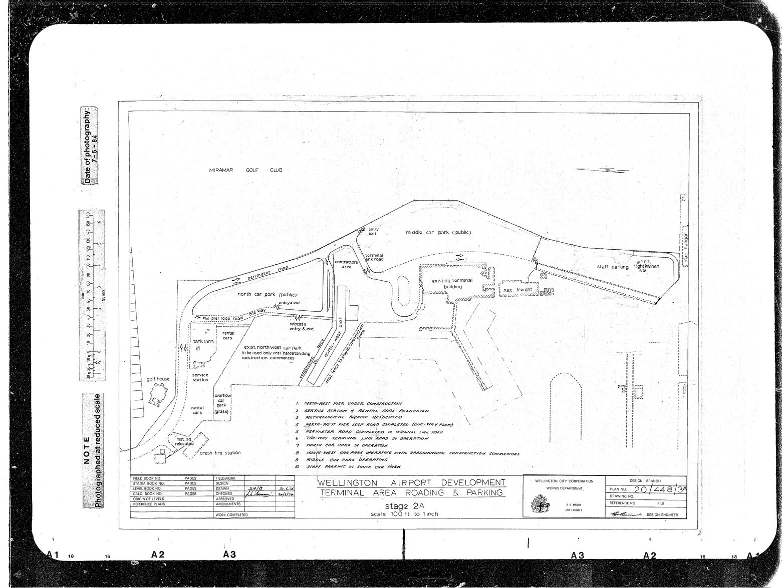 Wellington Airport Development, Terminal Area Roading, Stage 2A, without perimeter road