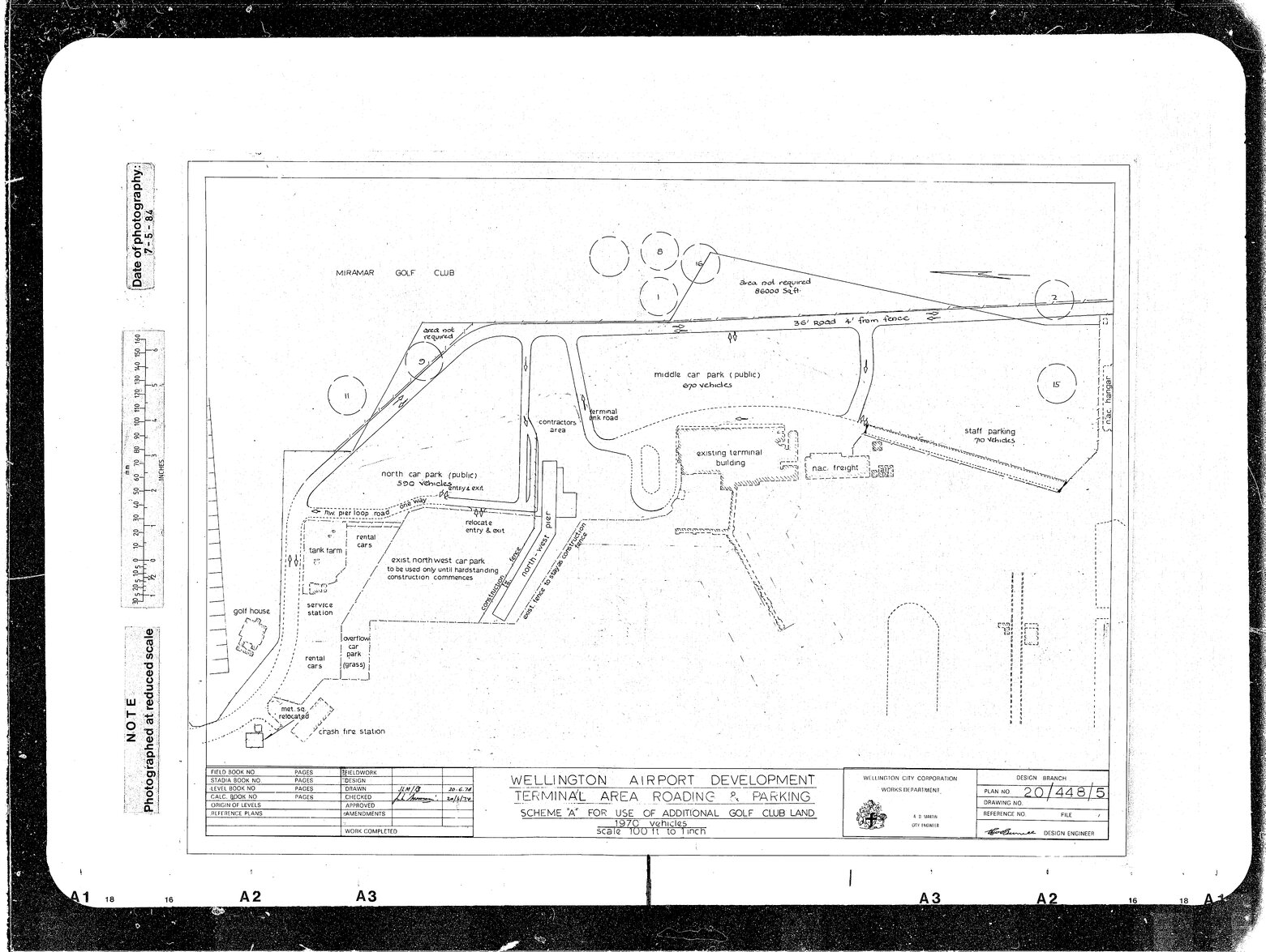 Wellington Airport Development, Roading &amp; Parking, Scheme A, for Use of Additional Golf Club Land
