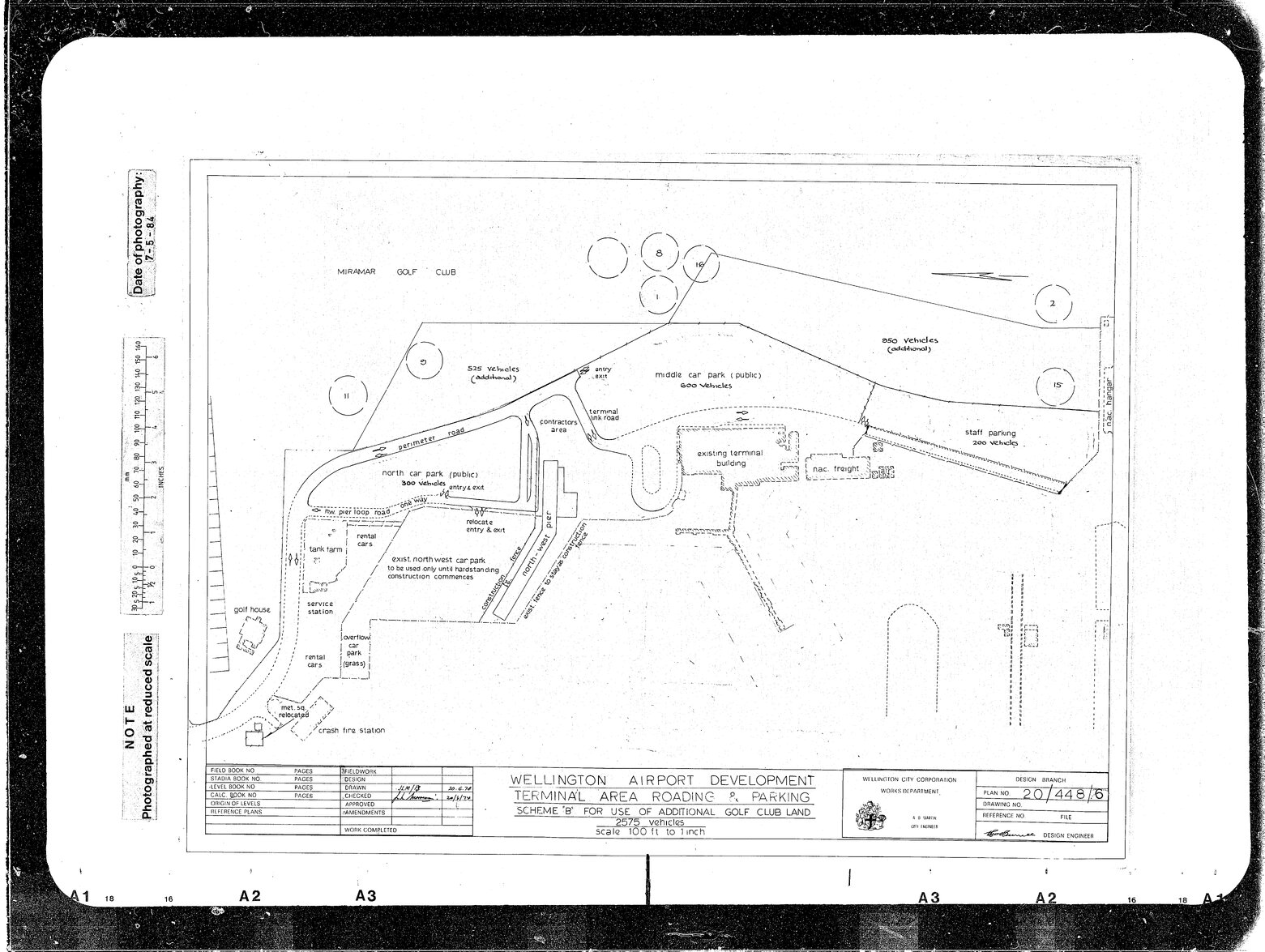 Wellington Airport Development, Roading &amp; Parking, Scheme B, for Use of Additional Golf Club Land