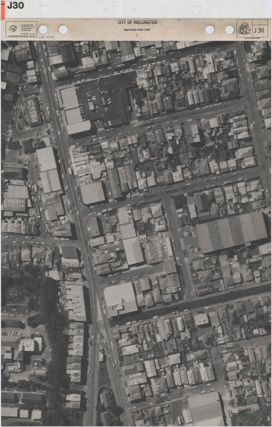 Aerial transparency, Sheet J30