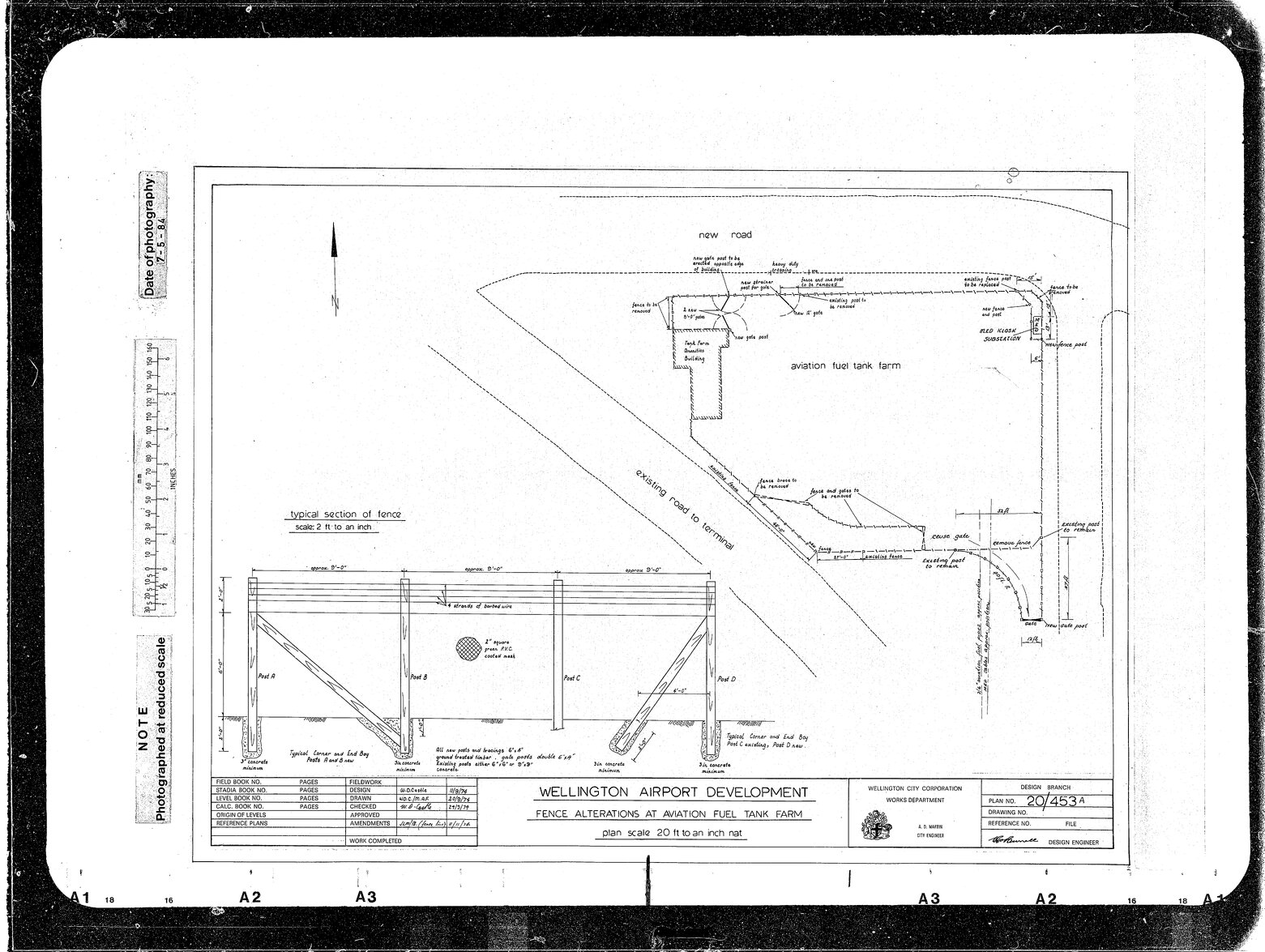 Wellington Airport Development, Fence Alterations at Aviation Fuel Tank Farm