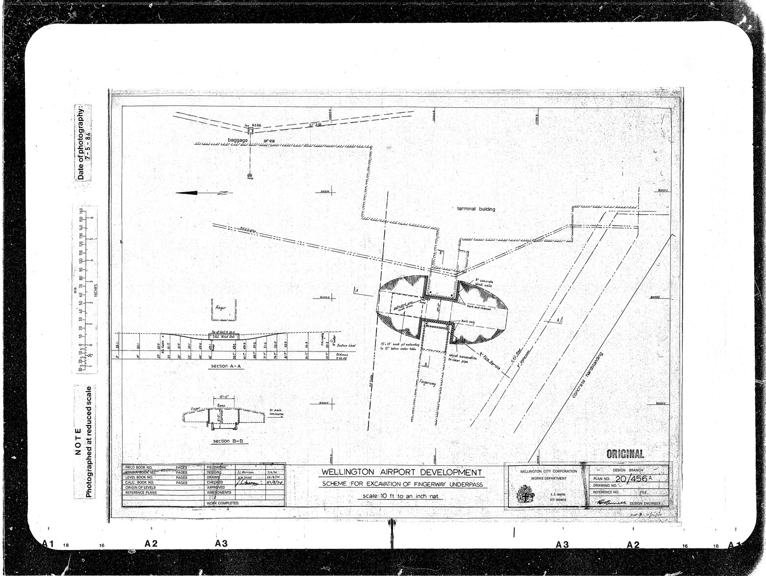 Wellington Airport Development, Scheme for Excavation of Fingerway Underpass