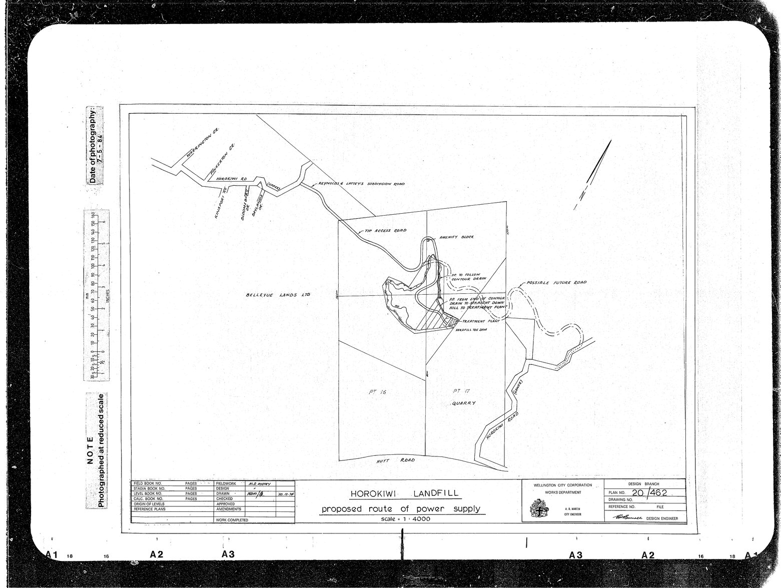 Horokiwi Landfill, Proposed Route of Power Supply