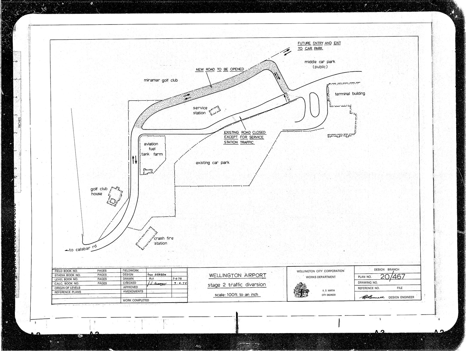 Wellington airport, Stage 2 Traffic Diversion