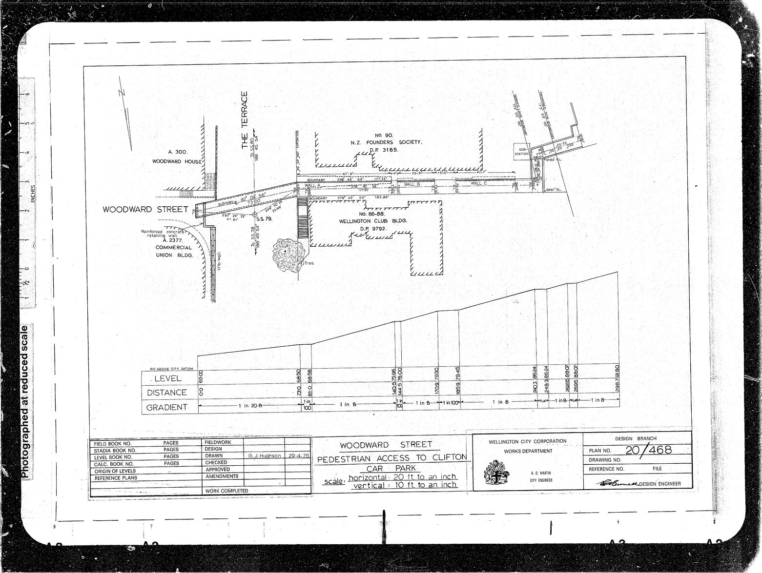 Woodward Street, Pedestrian Access to Clifton Car Park