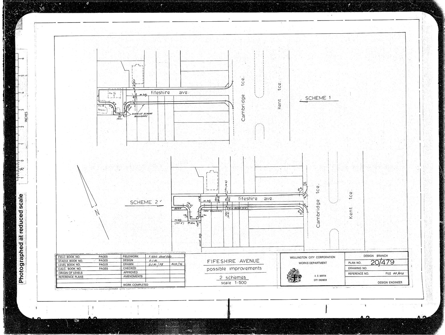Fifeshire Avenue, Possible Improvements, 2 Schemes