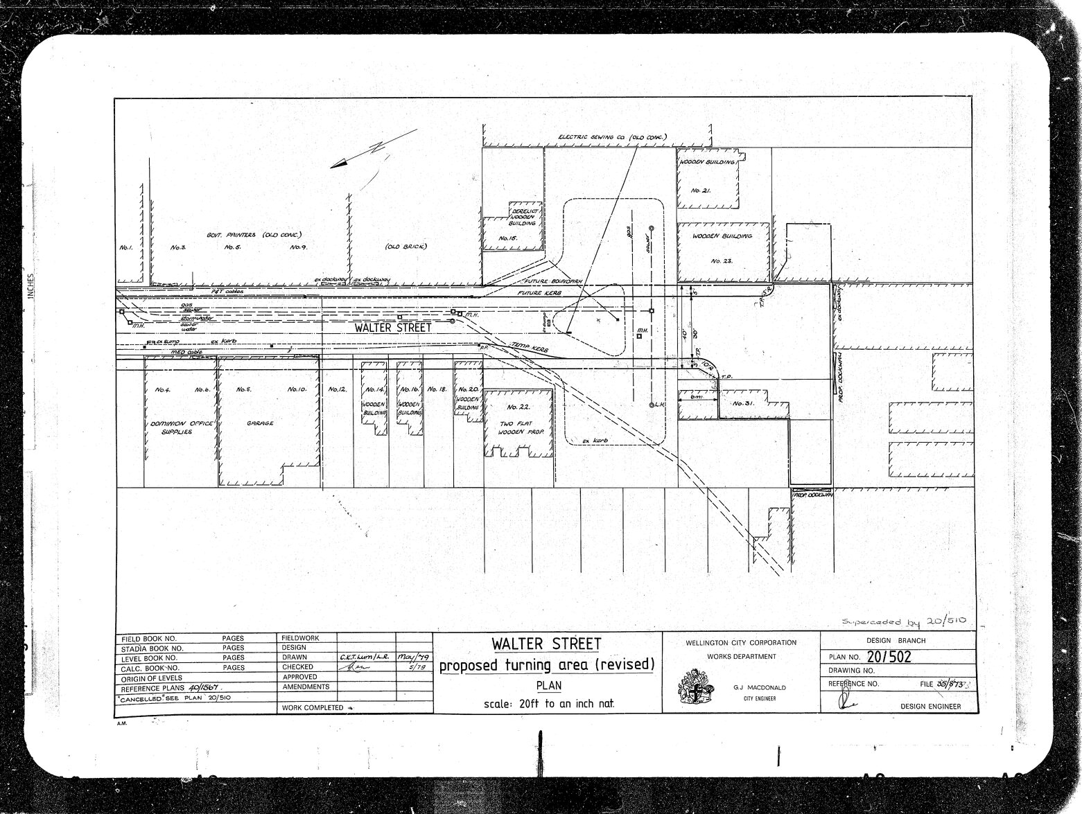 Walter Street, Proposed Turning Area, revised