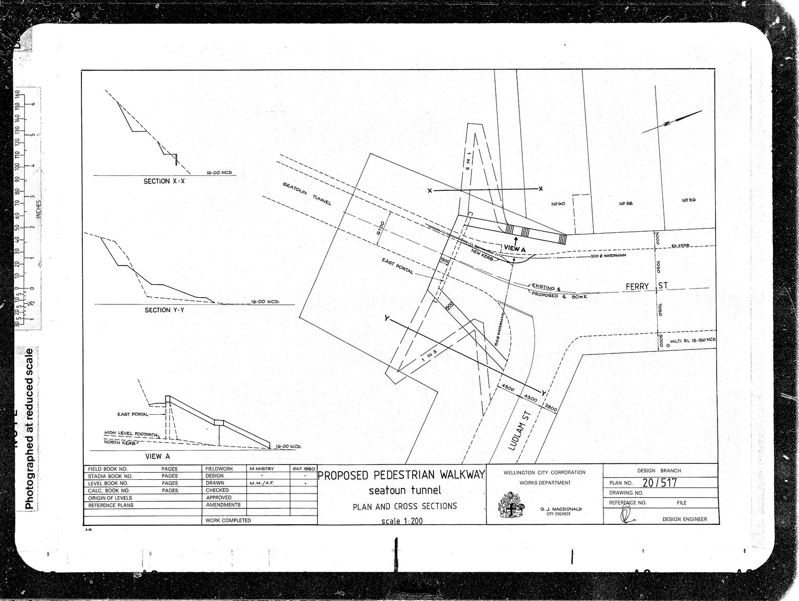 Proposed Pedestrian Walkway, Seatoun Tunnel