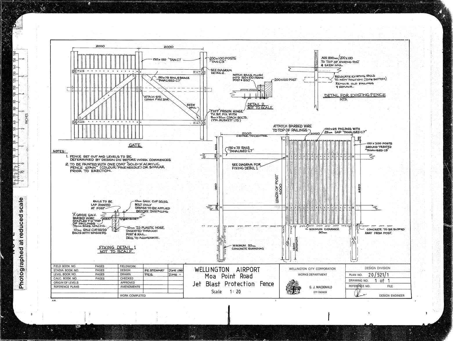 Wellington Airport, Moa Point Road Jet Blast Protection Fence