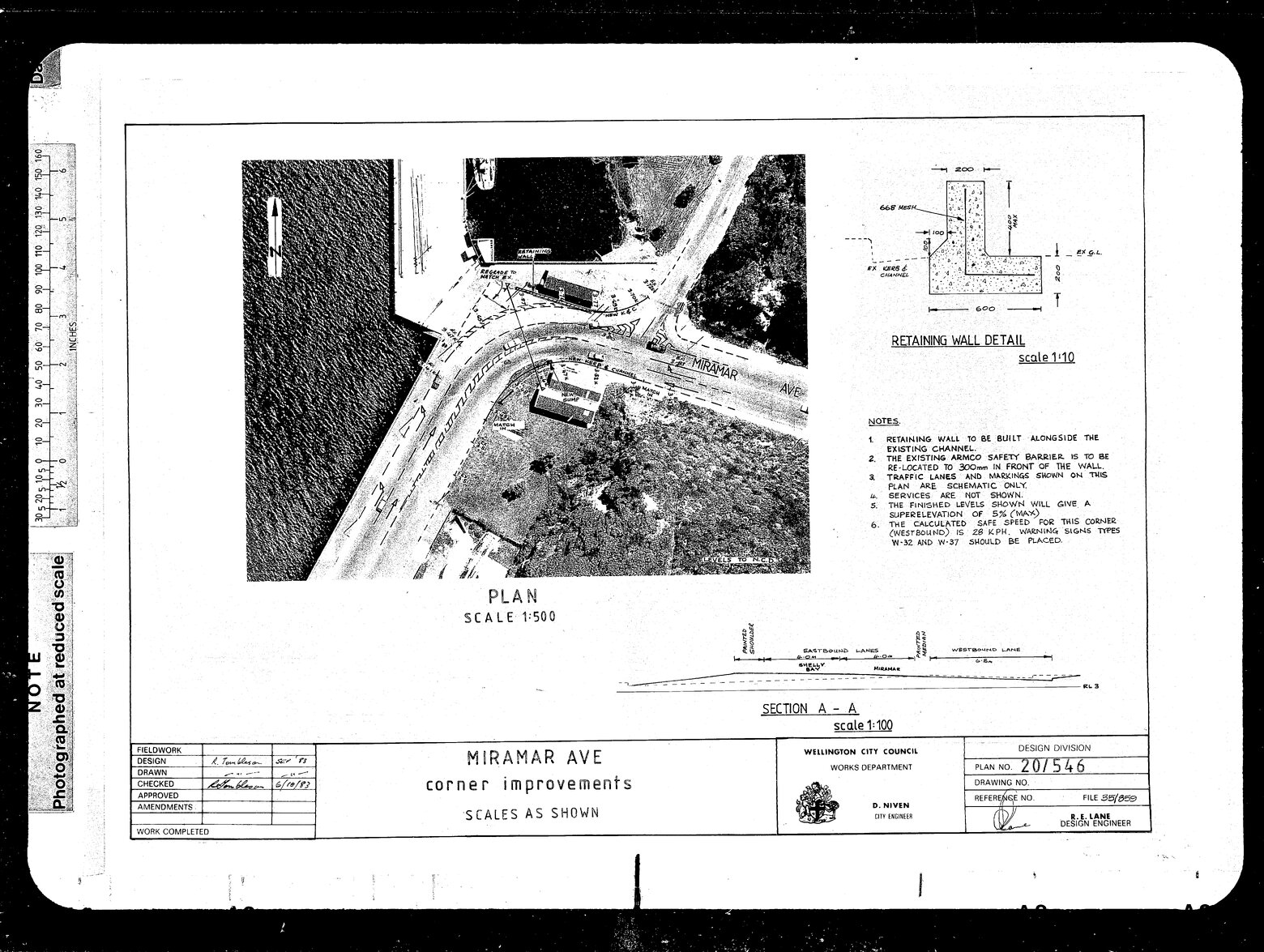 Miramar Avenue, Corner Improvements